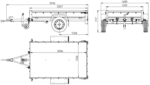 750 kg Anhänger 200 x 125 mit Domdeckel und Überrollbügel Garden Trailer 201 KIPP – Bild 2