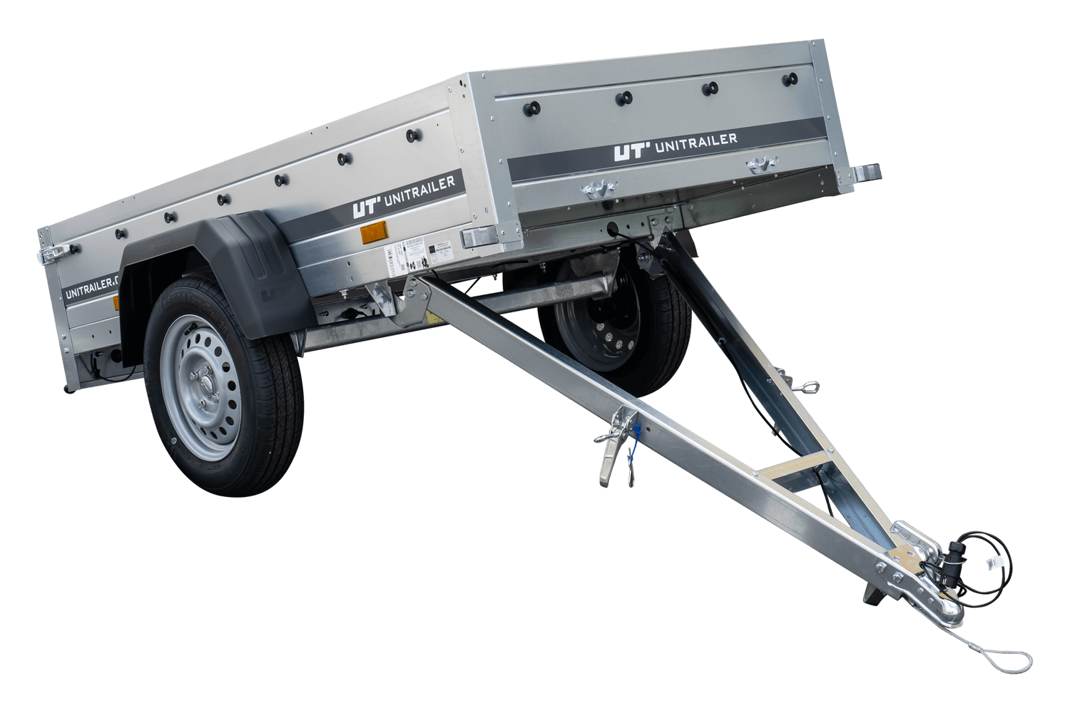 fre_pl_Remorque-de-loisirs-Garden-Trailer-200-KIPP-200x106-cm-4045_9-2.png 200×106 Gitteranhänger mit blauer Flachplane, Gitterwänden und Stützrad – Garden Trailer 200 KIPP – Bild 1