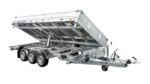 3-ACHSIGER HYDRAULISCHER KIPPANHÄNGER 400×200 UNITRAILER TASKER 400/3C 3500 KG – Bild 7