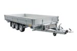 3-ACHSIGER HYDRAULISCHER KIPPANHÄNGER 400×200 UNITRAILER TASKER 400/3C 3500 KG – Bild 2