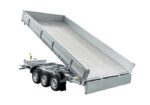 3-ACHSIGER HYDRAULISCHER KIPPANHÄNGER 400×200 UNITRAILER TASKER 400/3C 3500 KG – Bild 3