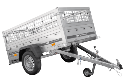 Anhänger Führerschein B Garden Trailer 200 KIPP 200×106 cm 750 kg mit Laubgitteraufsatz