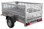 Anhänger Führerschein B Garden Trailer 200 KIPP 200×106 cm 750 kg mit Laubgitteraufsatz – Bild 4