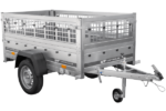 Anhänger Führerschein B Garden Trailer 200 KIPP 200×106 cm 750 kg mit Laubgitteraufsatz – Bild 7
