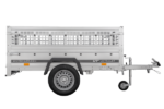Anhänger Führerschein B Garden Trailer 200 KIPP 200×106 cm 750 kg mit Laubgitteraufsatz – Bild 3